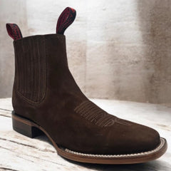 Square Toe Chelsea Boots