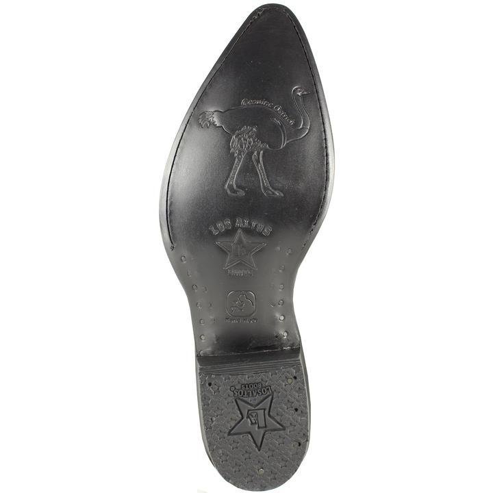 Botas de Avestruz Original Horma Puntal -B