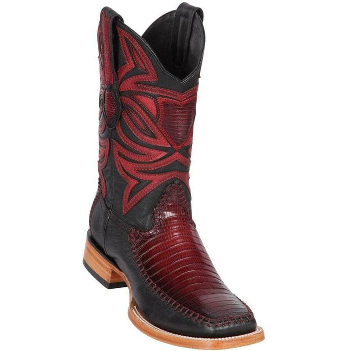 Botas de Armadillo Lizard con Venado Horma Ranchera Cuadrada 1   - from alligatorwarehouse.com