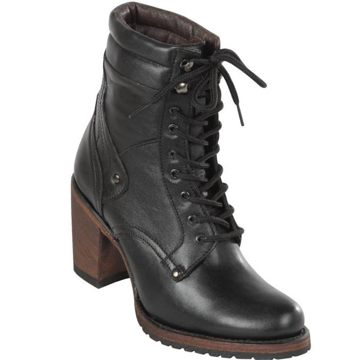 Botas Cortas de Cuero Belmont para Mujer en Horma Oval 2   - from alligatorwarehouse.com