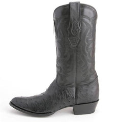 Botas de Avestruz Original Punta Redonda LAB-650305