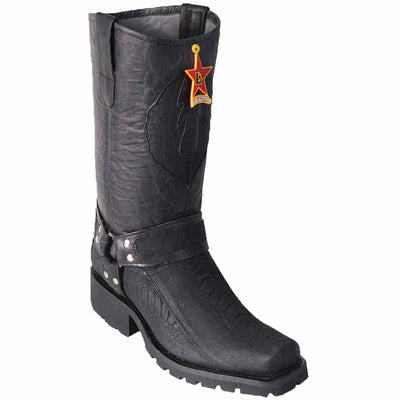 Botas de Avestruz Pata Horma Biker Motociclista Grasso - Los Altos Boots