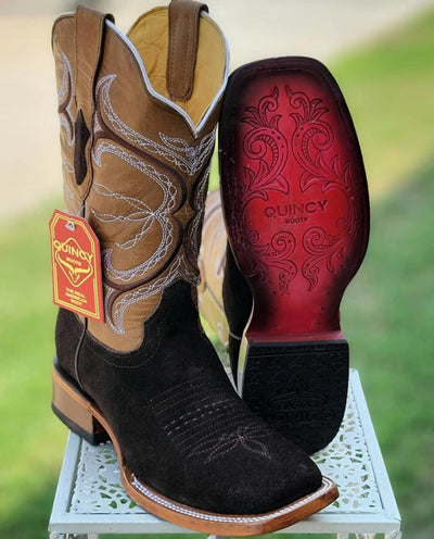 Botas de Gamuza Original Horma Rodeo Cuadrada