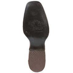 Botines Charros Quincy de Gamuza Punta Cuadrada y Suela de Hule Tan