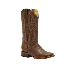 Botas de Cuero Original Horma Rodeo para Mujer Color Cafe JB-16-10C