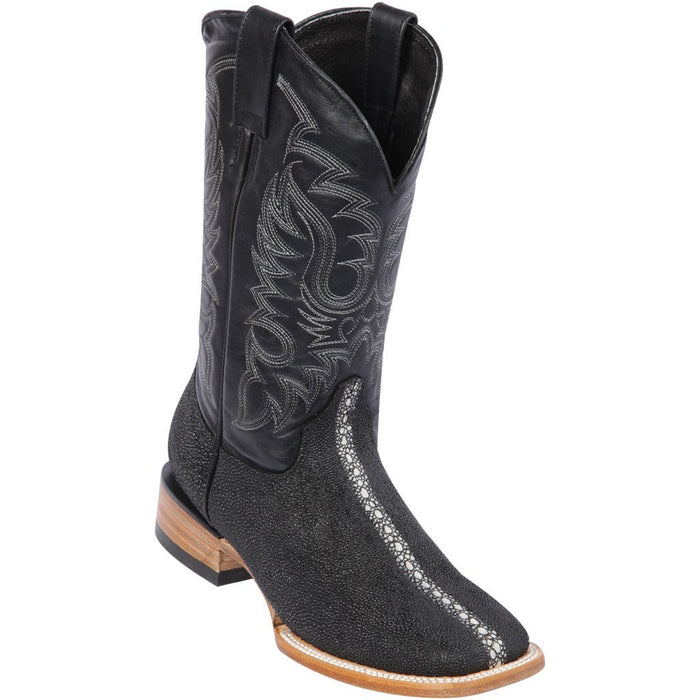Botas de Mantarraya PC Grabada Horma Rodeo Cuadrada 5   - from alligatorwarehouse.com