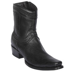 Botines de Panza de Avestruz Original Punta Europea LAB-76B9705