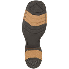 Botin Charro Quincy con Punta Cuadrada y Suela de Hule