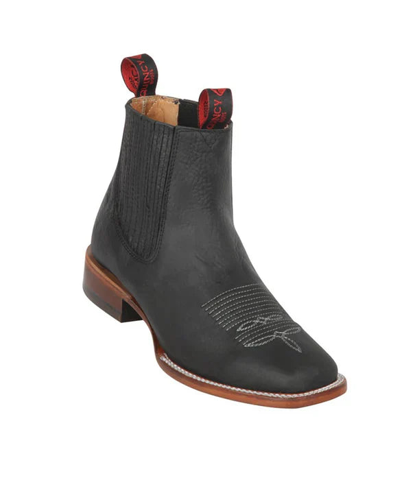 Botines Charros Quincy con Punta Cuadrada Color Negro 7   - from alligatorwarehouse.com