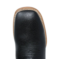 Botines Charros Quincy con Punta Cuadrada Color Negro DIE