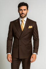 Classic Fit in Brown Color by Rossiman