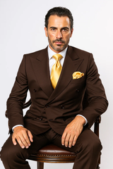 Classic Fit in Brown Color by Rossiman