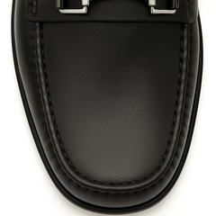 Mens Mezlan Brussels Metal Ornament Calfskin Loafer Dress Shoe in Tan