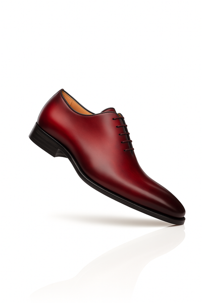 Mens Mezlan Pamplona Calfskin Plain Toe Dress Shoe in Cognac 15   - from alligatorwarehouse.com