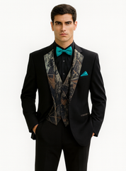 Camouflage Tuxedo - Single Breasted Camo Wedding Suit