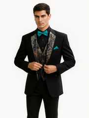Camouflage Tuxedo - Single Breasted Camo Wedding Suit