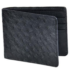 Cartera Avestruz Original Negra