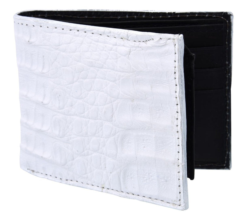 Cartera de Cocodrilo Original Color Blanco 1   - from alligatorwarehouse.com
