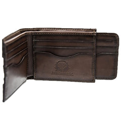 Cartera de Cocodrilo Original Tejida Color Cafe