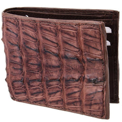 Cartera de Cola Cocodrilo Original Color Cafe