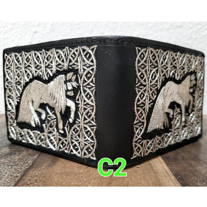 Cartera de Hilo de Plata Original Mil Aros con Caballo Cartera de Hilo de Plata Original Mil Aros con Caballo