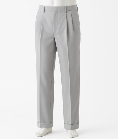 Mens Pleated Pants - Classic Style Slacks