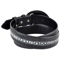 Cinto Vaquero de Mantarraya PC Original Color Negro CB-C111405