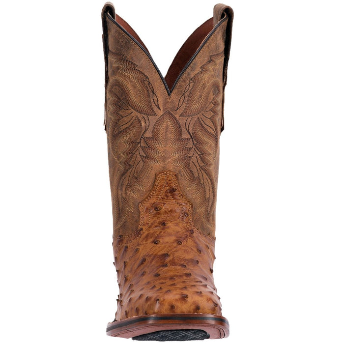 Dan Post Men's Alamosa Full Quill Ostrich Square Toe Boots - Tan Dan Post Men's Alamosa Full Quill Ostrich Square Toe Boots - Tan