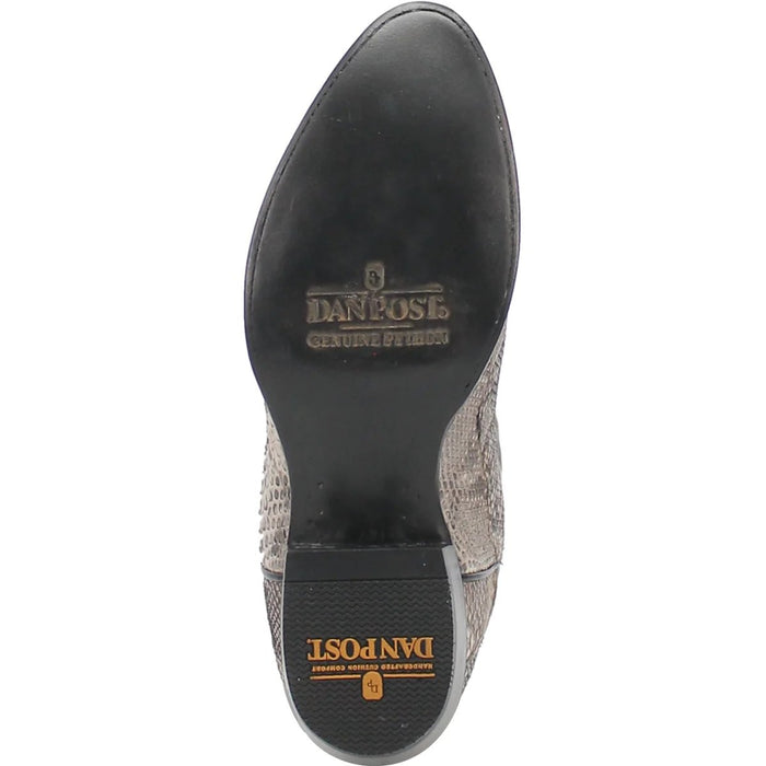 Dan Post Men's Manning Python Snakeskin Round Toe Boots - Natural 6 DP3036_7_D  - from alligatorwarehouse.com