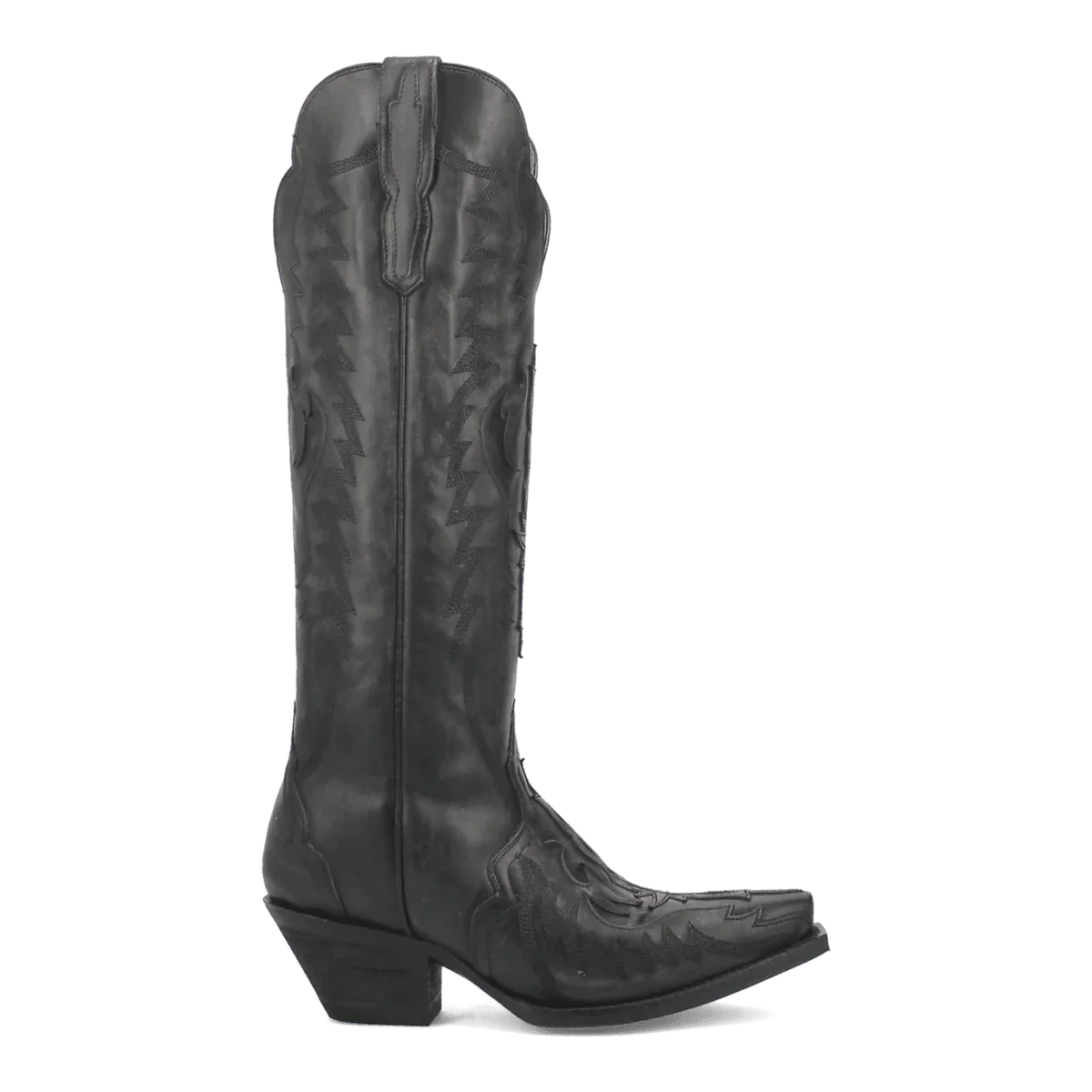 Dan Post Women's Hallie Snip Toe Leather Tall Boots - Black 2 DP4027_6_M  - from alligatorwarehouse.com