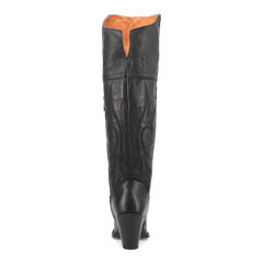 Dan Post Women's Jilted Snip Toe Leather Tall Boots - Black