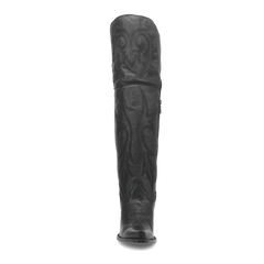 Dan Post Women's Jilted Snip Toe Leather Tall Boots - Black