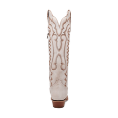 Dan Post Women's Josie Snip Toe Leather Tall Boots - White