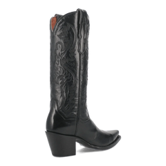 Dan Post Women's Maria Snip Toe Leather Boots - Black