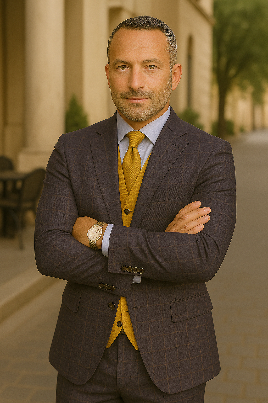 Wool Suit - Italian Made Business Suit by Statement Men's 3 Piece 100% Wool Modern Fit Suit - Bold Scoop Vest 2 ZILO-4_Eggplant_42S  - from alligatorwarehouse.com