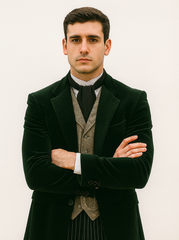 Emerald Velvet Roderick Smoking Jacket – Luxurious Men's Wear