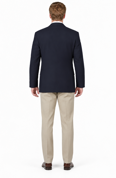 Executive Apparel Ultralux Men's Navy Blue Blazer Jacket