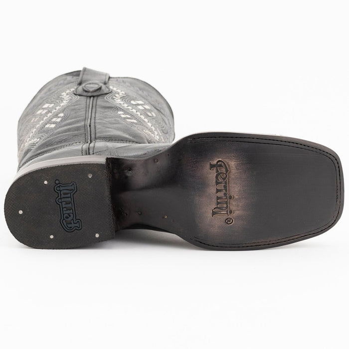 Ferrini Mustang Men's Print Alligator Boots Handcrafted Brown 6   - from alligatorwarehouse.com