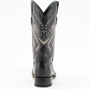 Ferrini Jesse Men's Print Alligator Boots Handcrafted Black