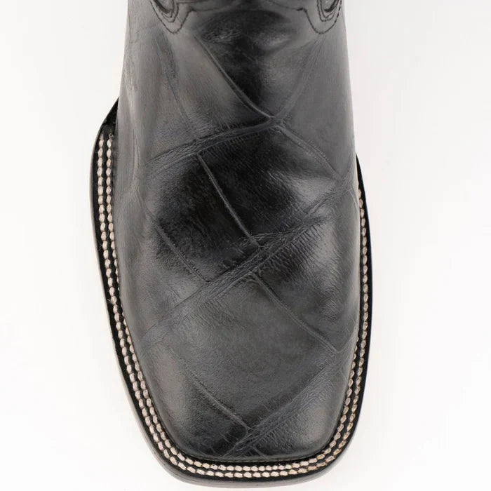 Ferrini Jesse Men's Print Alligator Boots Handcrafted Black 4   - from alligatorwarehouse.com