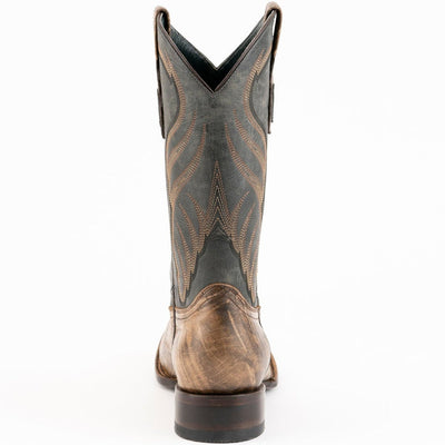 Ferrini Men's Hunter Square Toe Boots Handcrafted - Oak 6   - from alligatorwarehouse.com