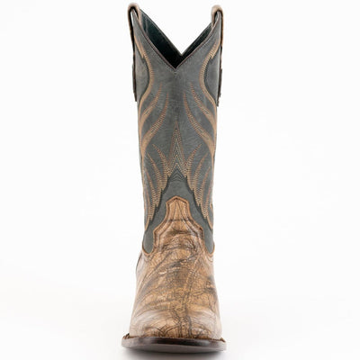 Ferrini Men's Hunter Square Toe Boots Handcrafted - Oak 4   - from alligatorwarehouse.com