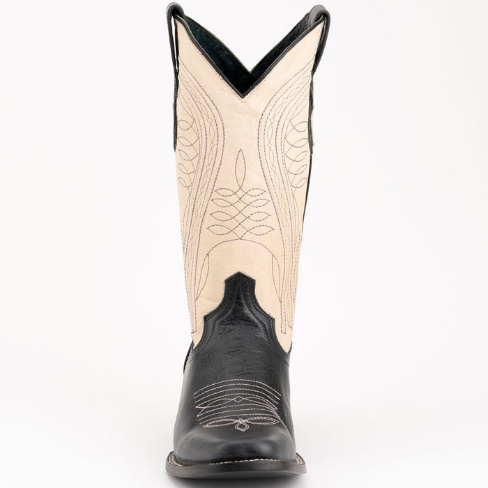 Ferrini Men's Blaze Leather Narrow Square Toe Boots Handcrafted - Black Ferrini Men's Blaze Leather Narrow Square Toe Boots Handcrafted - Black