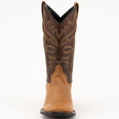 Ferrini Men's Kingston Rubber Sole Boots Handcrafted - Antique Saddle