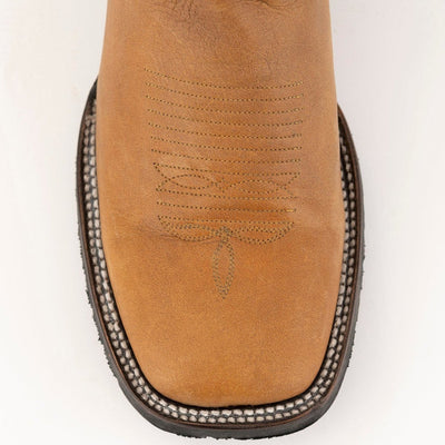 Ferrini Men's Kingston Rubber Sole Boots Handcrafted - Antique Saddle 3   - from alligatorwarehouse.com