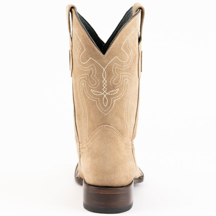 Ferrini Men's Roughrider Narrow Square Toe Boots Handcrafted - Taupe Ferrini Men's Roughrider Narrow Square Toe Boots Handcrafted - Taupe