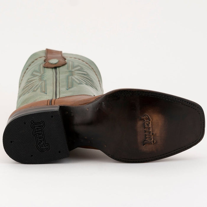 Ferrini Men's Santa Fe Leather Boots Handcrafted - Brandy Ferrini Men's Santa Fe Leather Boots Handcrafted - Brandy