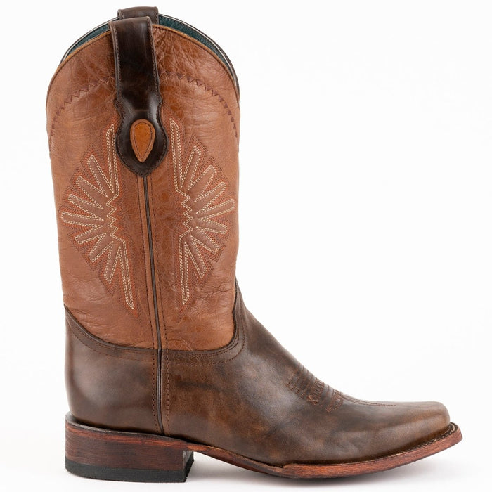 Ferrini Men's Santa Fe Leather Boots Handcrafted - Chocolate Ferrini Men's Santa Fe Leather Boots Handcrafted - Chocolate