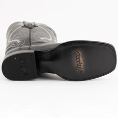 Ferrini Men's Taylor Lizard Square Toe Handcrafted - Black 1119304
