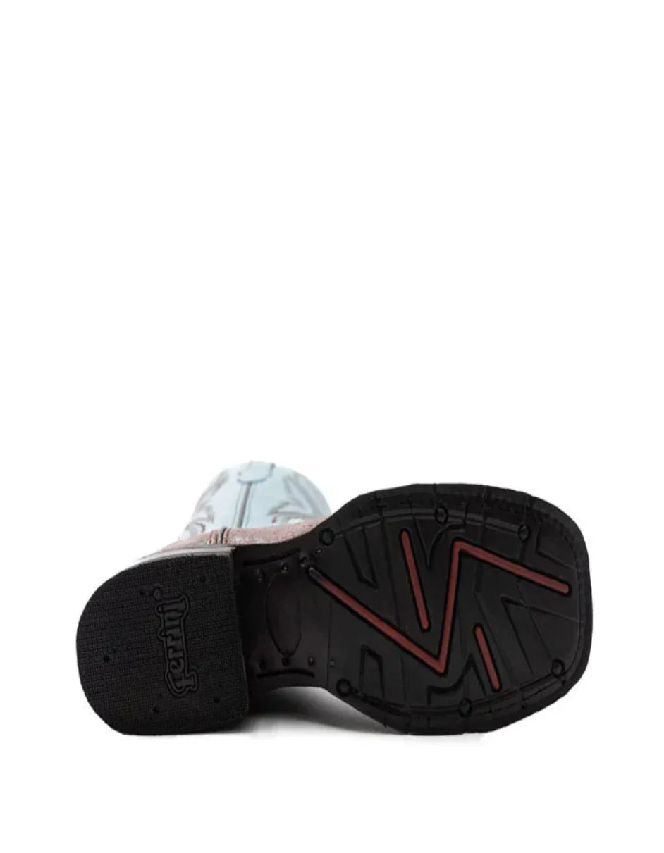 Ferrini Women's Kai Square Toe Boots Turtle Print - Light Brown 5 92593-61-060-B  - from alligatorwarehouse.com